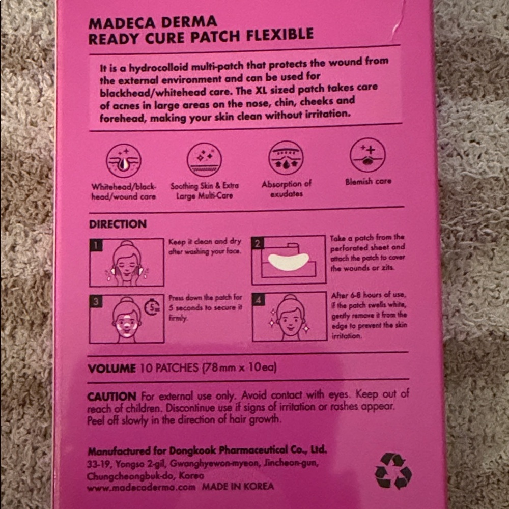 Madeca Derma Ready Cure Patch XL - Picture 2 of 2